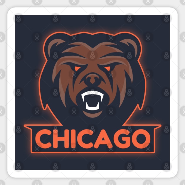 Chicago Football Sticker by BVHstudio